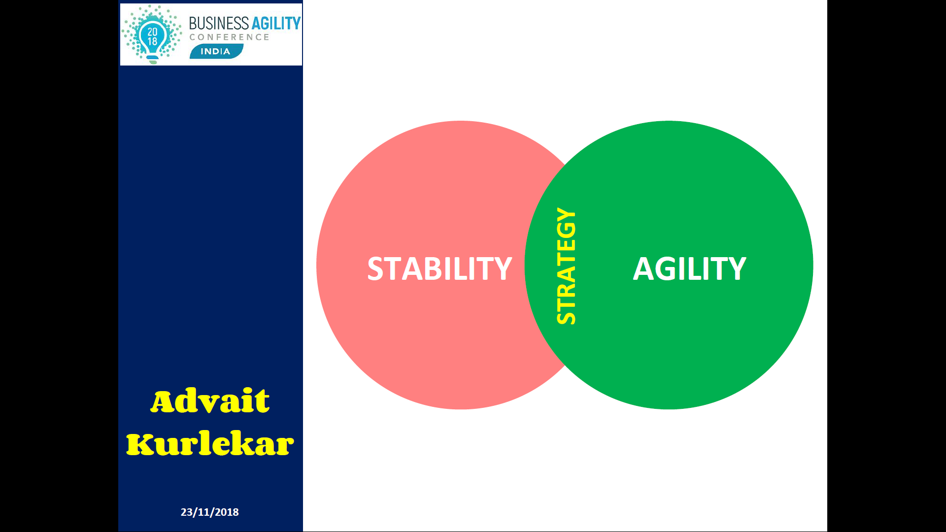 Agility for Stability