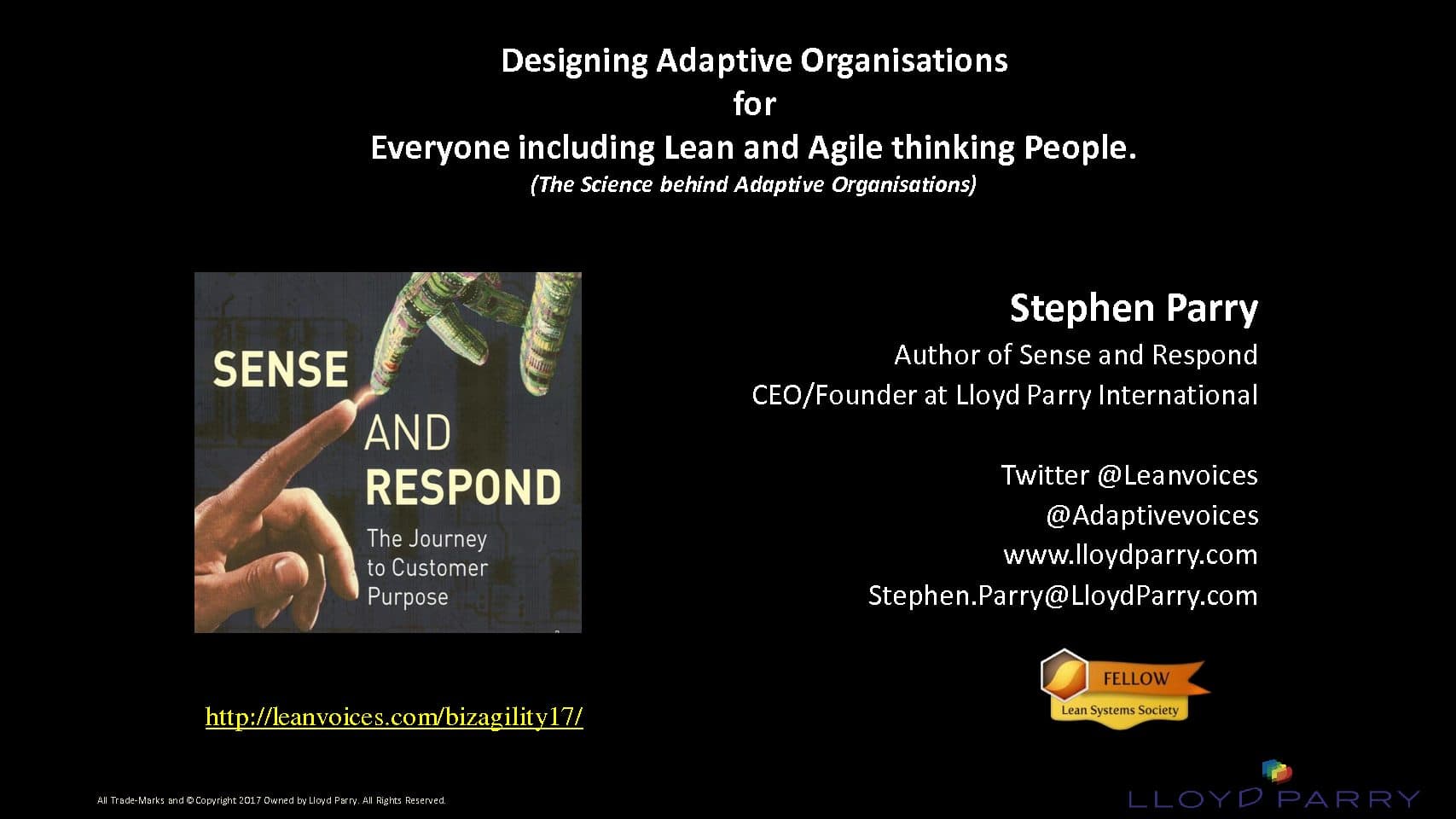 Designing Organizations That Work for Lean and Agile Thinking People